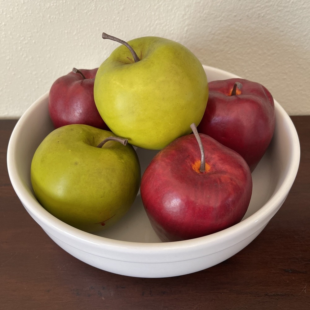 Artificial Faux Fake Fruit‎ Realistic Apple Home Decor Home Staging Prop Fall